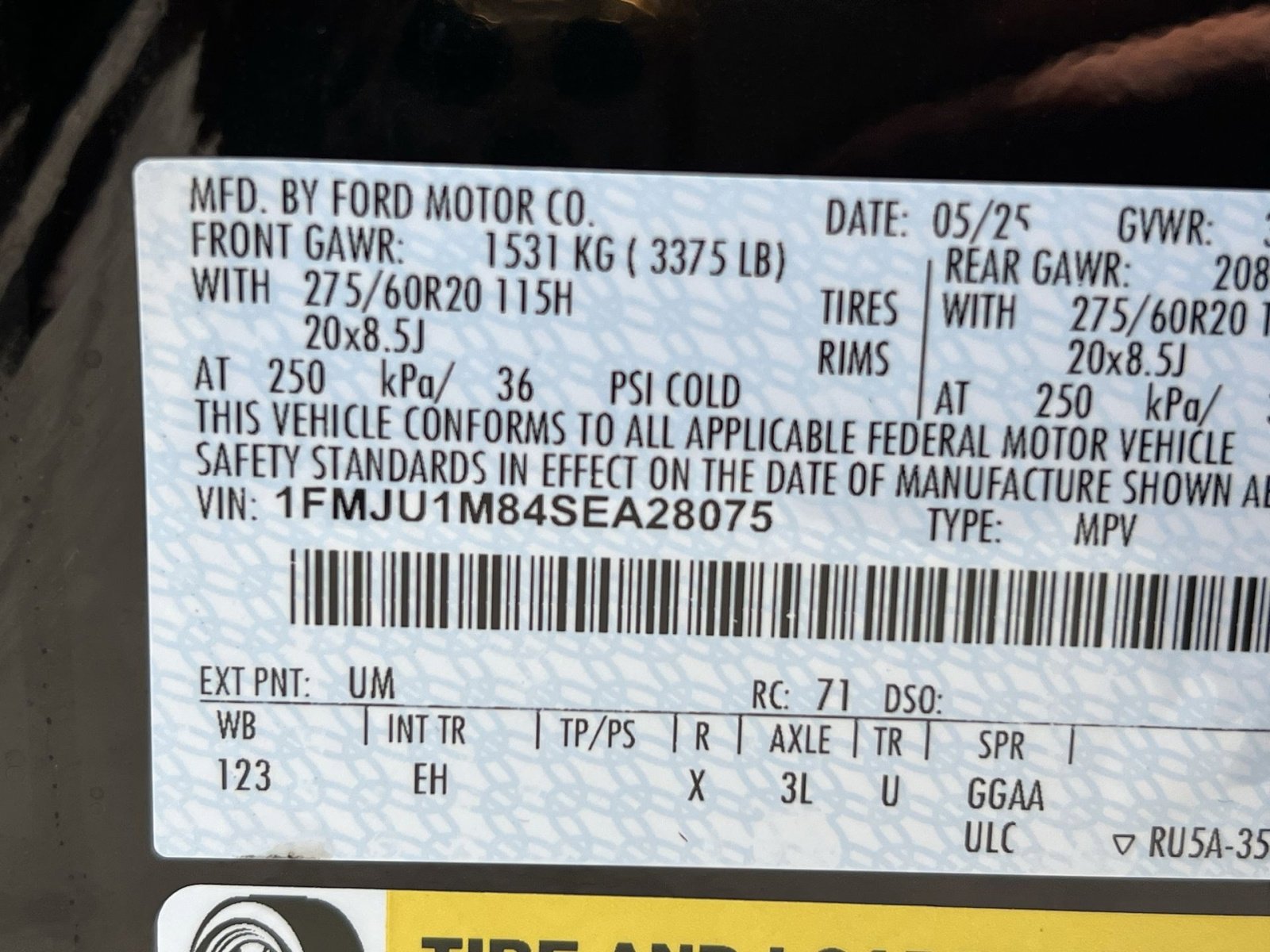 Certified 2025 Ford Expedition Platinum AWD/4WD image 38