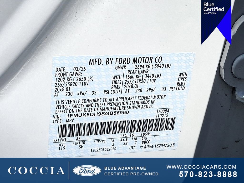 Certified 2025 Ford Explorer Active w/ Active Comfort Package AWD/4WD image 26