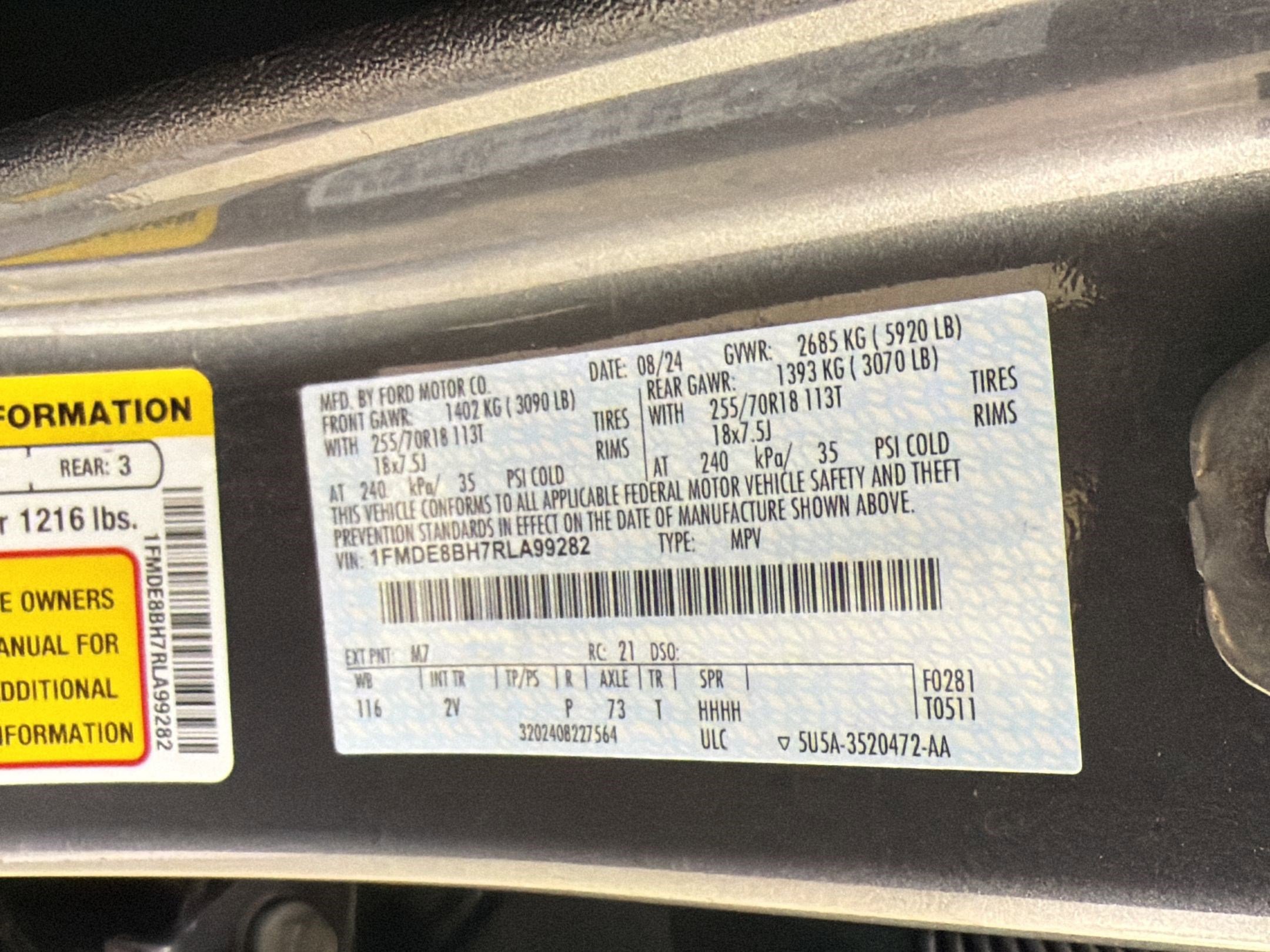Certified 2024 Ford Bronco Outer Banks AWD/4WD image 19