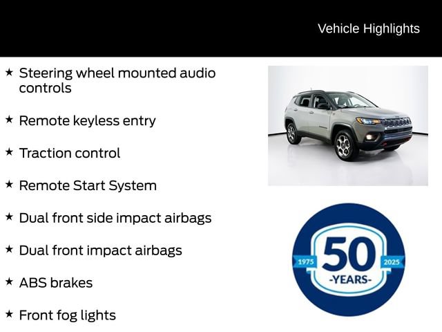 Used 2022 Jeep Compass Trailhawk w/ Sun and Sound Group AWD/4WD image 26