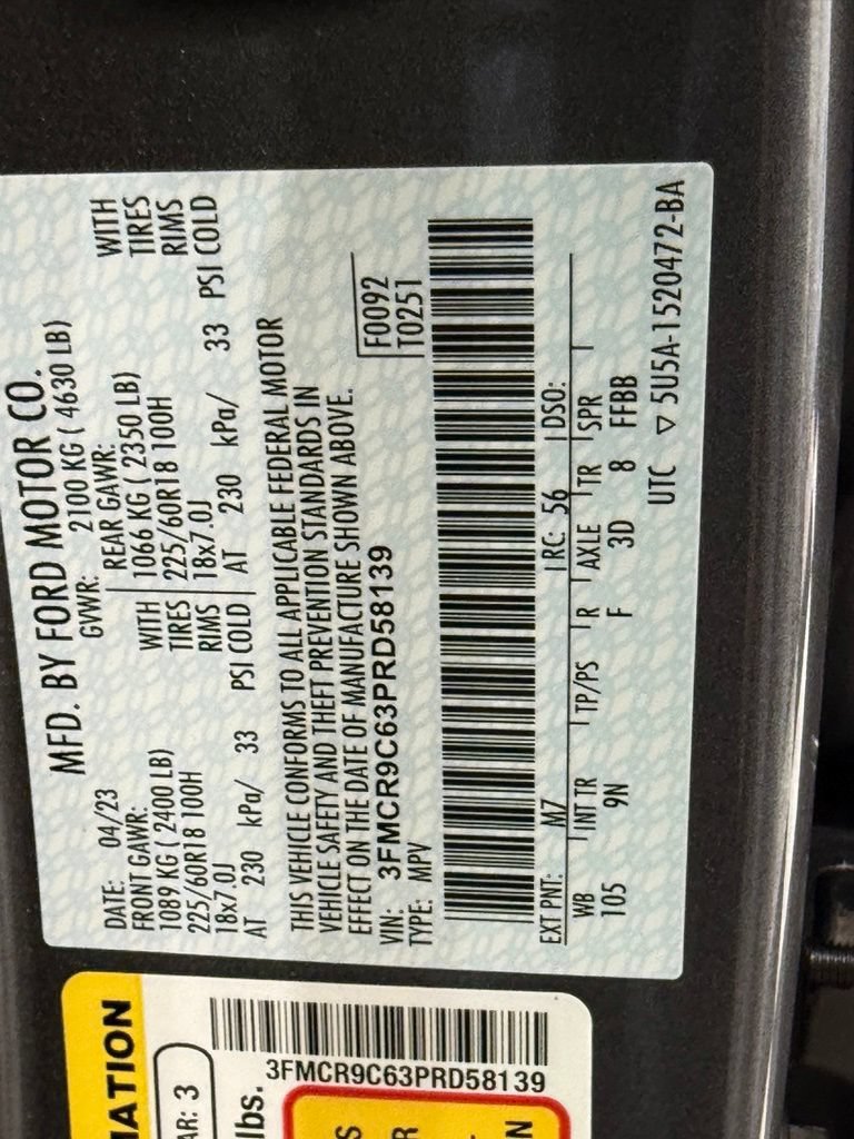 Certified 2023 Ford Bronco Sport Outer Banks w/ Tech Package AWD/4WD image 45