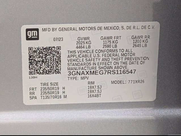 Used 2024 Chevrolet Equinox RS w/ RS Leather Package FWD image 25