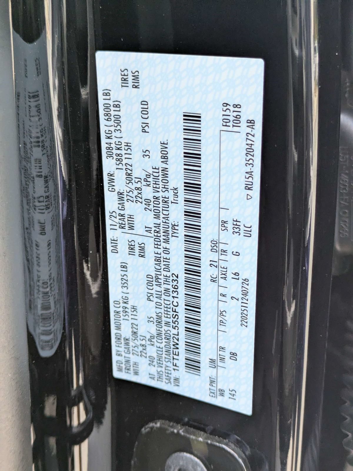 Certified 2025 Ford F150 STX w/ LOBO Package AWD/4WD image 16