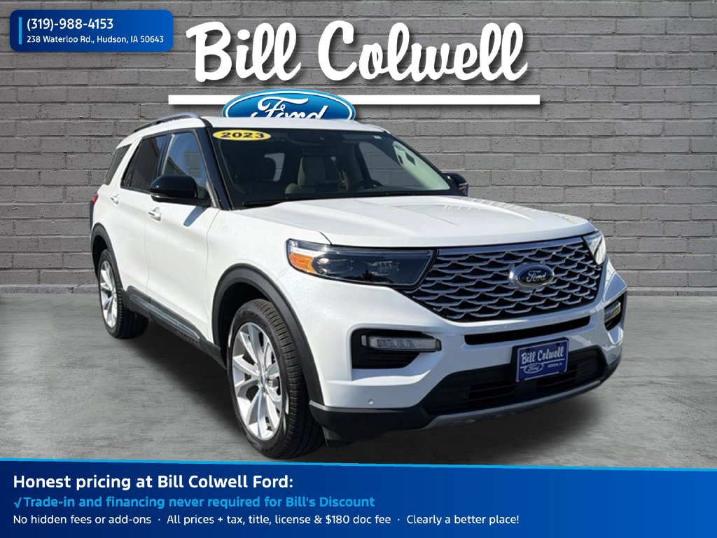 Certified 2023 Ford Explorer Platinum w/ Technology Package