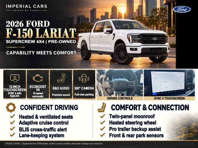 Certified 2026 Ford F150 Lariat AWD/4WD image 6