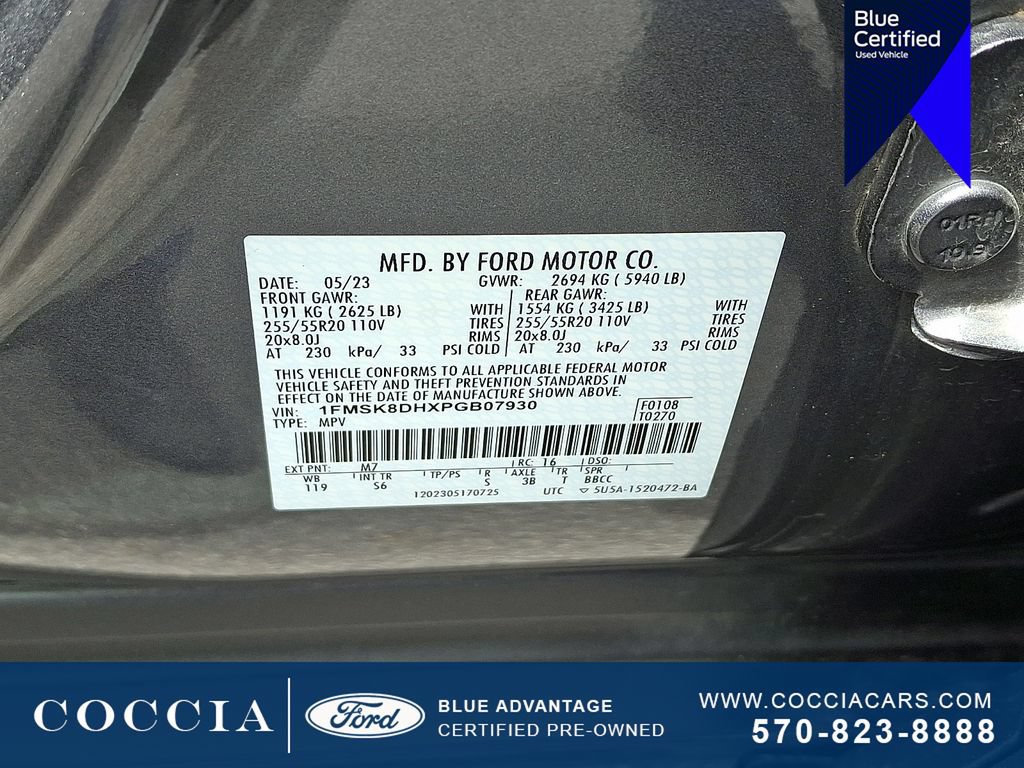 Certified 2023 Ford Explorer XLT w/ Equipment Group 202A AWD/4WD image 26