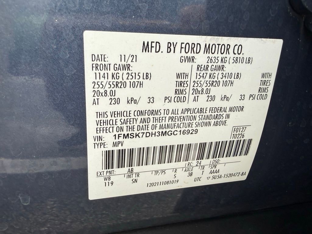 Certified 2021 Ford Explorer XLT w/ Equipment Group 202A image 4