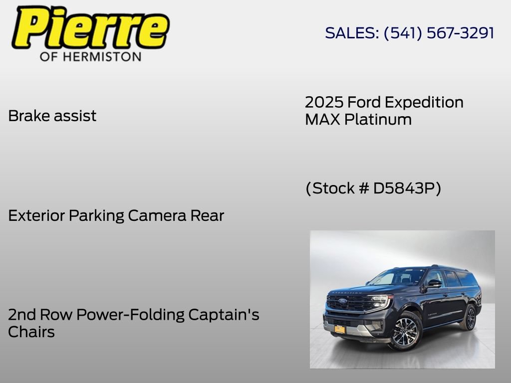 Certified 2025 Ford Expedition Max Platinum AWD/4WD image 13