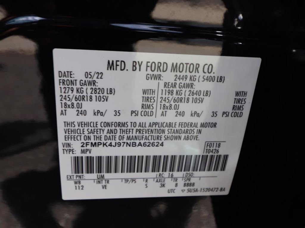 Certified 2022 Ford Edge SEL AWD/4WD image 24