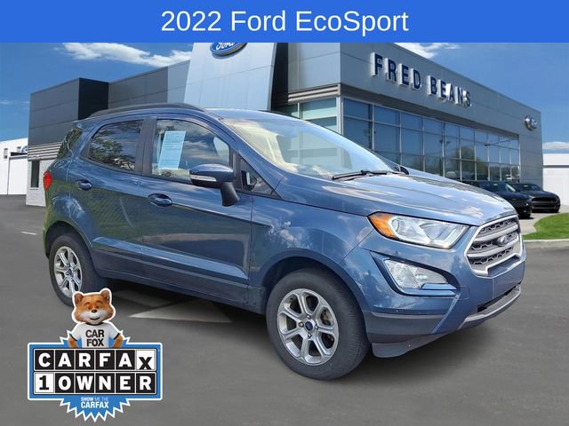 Certified 2022 Ford EcoSport SE w/ SE Convenience Package