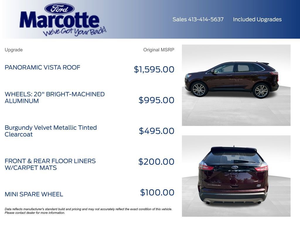 Certified 2022 Ford Edge Titanium AWD/4WD image 4