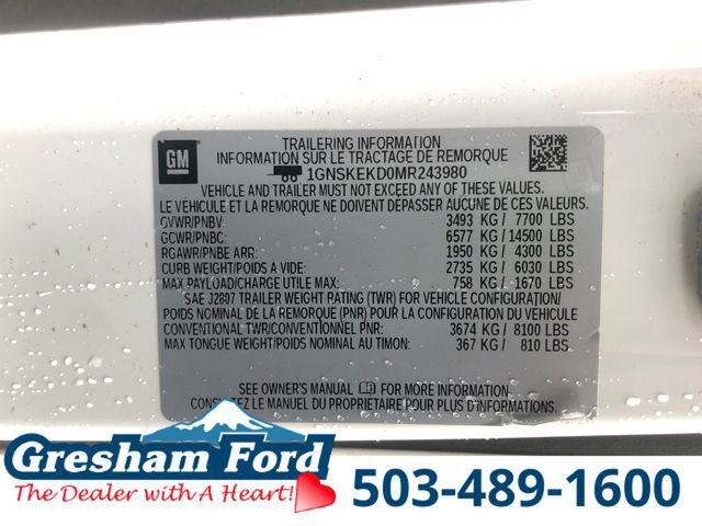 Used 2021 Chevrolet Suburban RST w/ Luxury Package AWD/4WD image 32