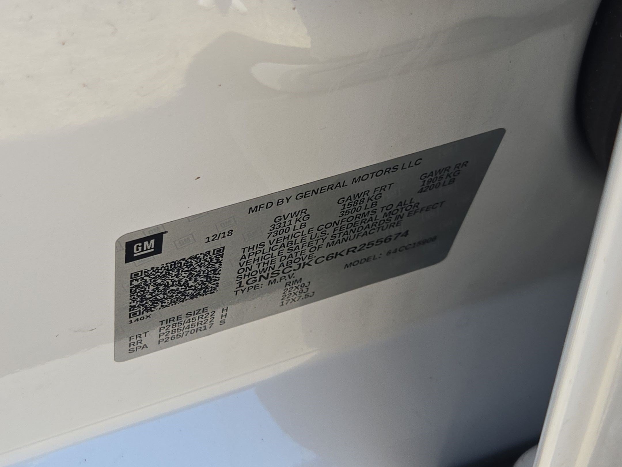 Used 2019 Chevrolet Suburban Premier RWD image 32