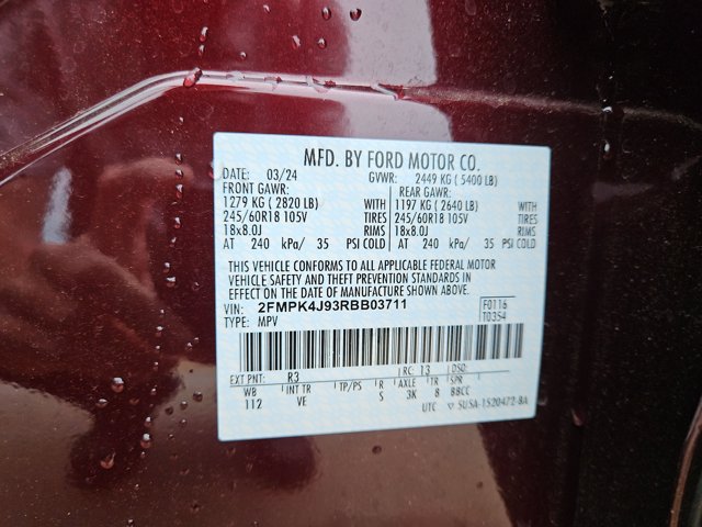 Certified 2024 Ford Edge SEL w/ Convenience Package AWD/4WD image 20