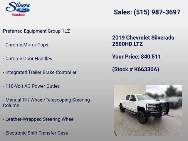Used 2019 Chevrolet Silverado 2500 LTZ w/ Duramax Plus Package AWD/4WD image 22