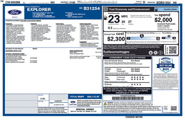 Certified 2025 Ford Explorer ST-Line AWD/4WD image 26