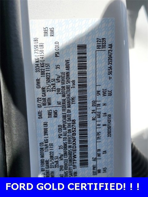 Certified 2022 Ford F150 Limited image 19