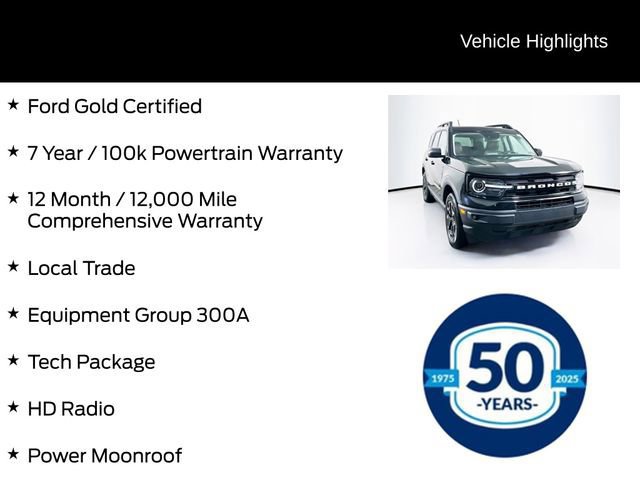 Certified 2023 Ford Bronco Sport Outer Banks w/ Tech Package image 10
