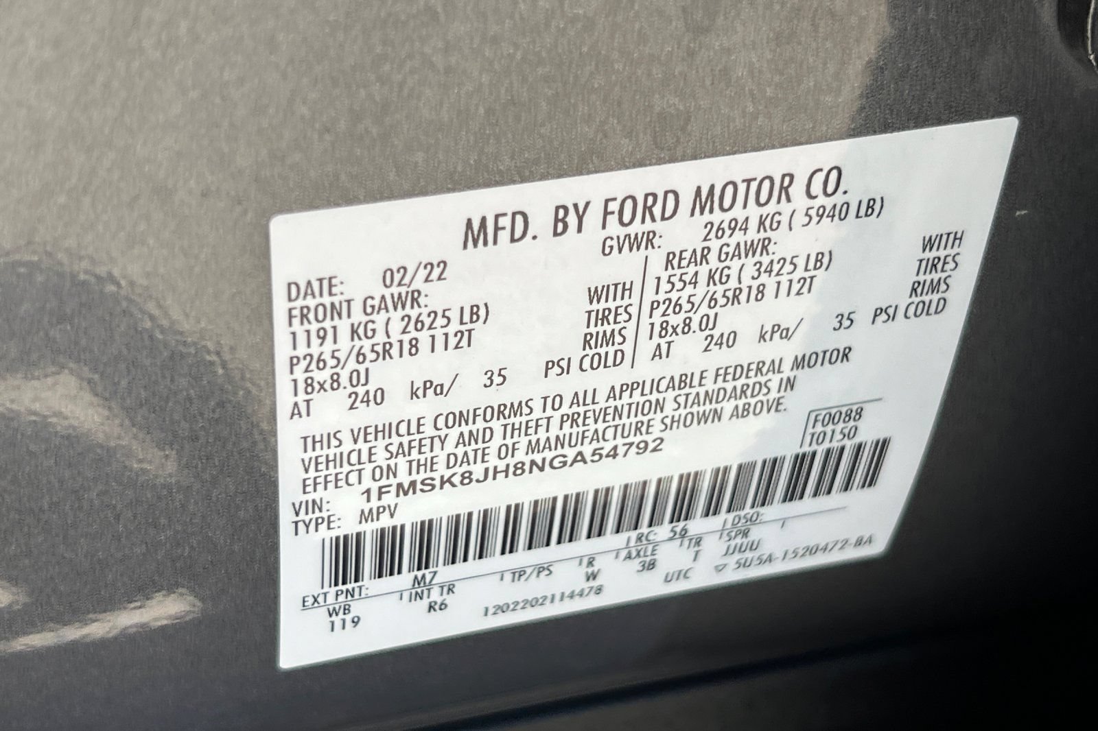 Certified 2022 Ford Explorer Timberline AWD/4WD image 31