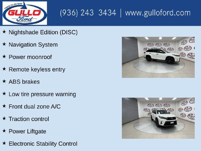 Used 2019 Toyota Highlander SE w/ Nightshade Edition FWD image 10