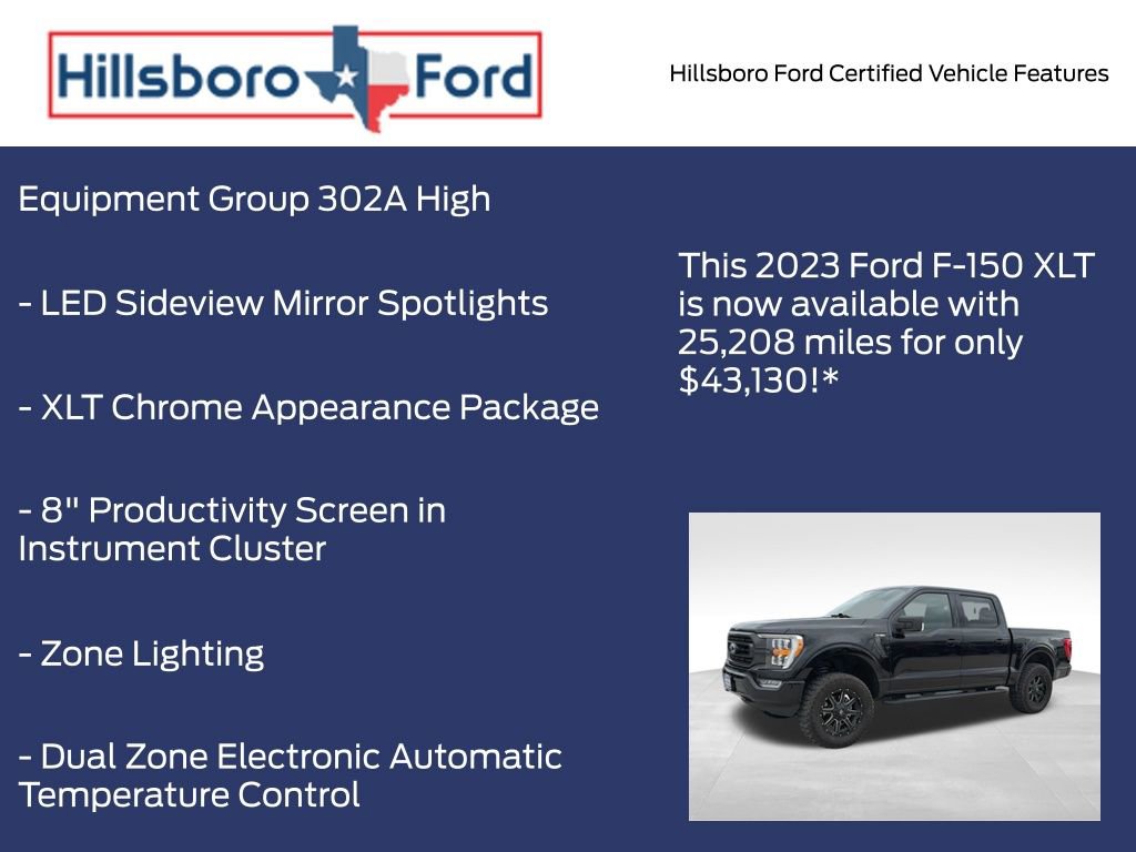 Certified 2023 Ford F150 XLT w/ Equipment Group 302A High AWD/4WD image 9