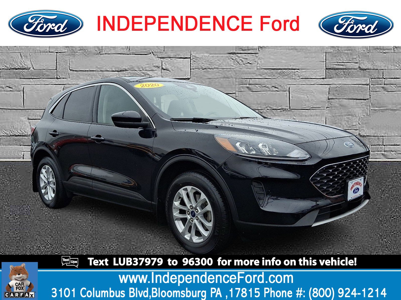 Certified 2020 Ford Escape SE image 1