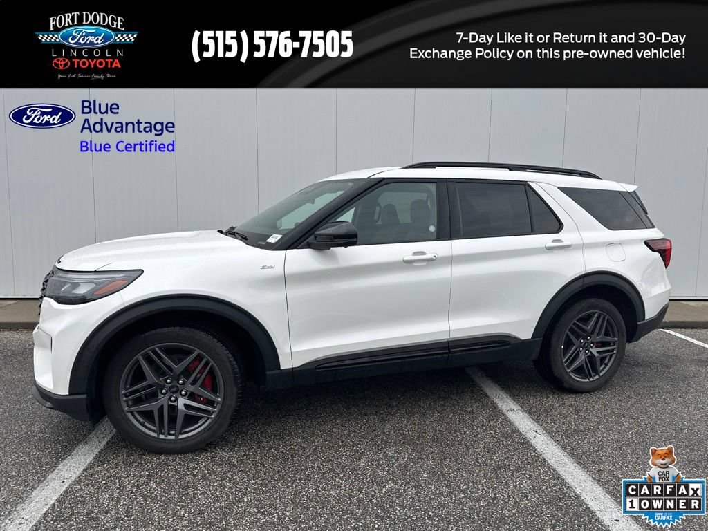 Certified 2025 Ford Explorer ST-Line w/ ST-Line Street Pack AWD/4WD image 1