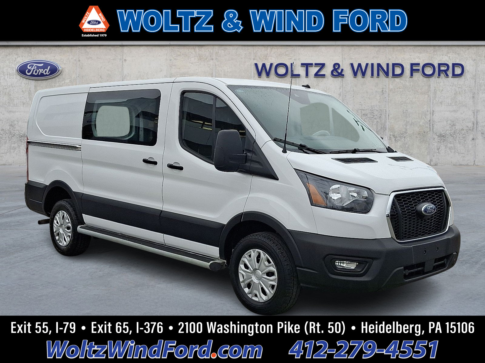 Certified 2025 Ford Transit 250 Low Roof w/ Exterior Upgrade Package RWD image 1