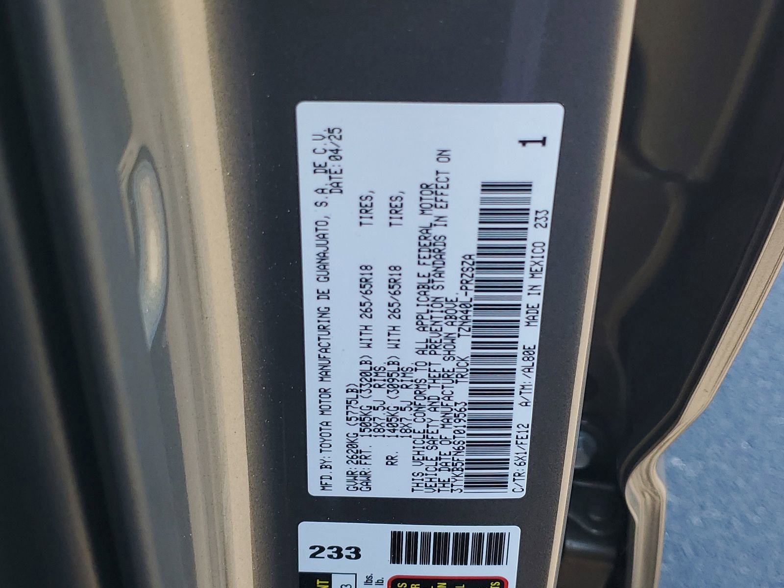 Used 2025 Toyota Tacoma TRD Sport RWD image 30