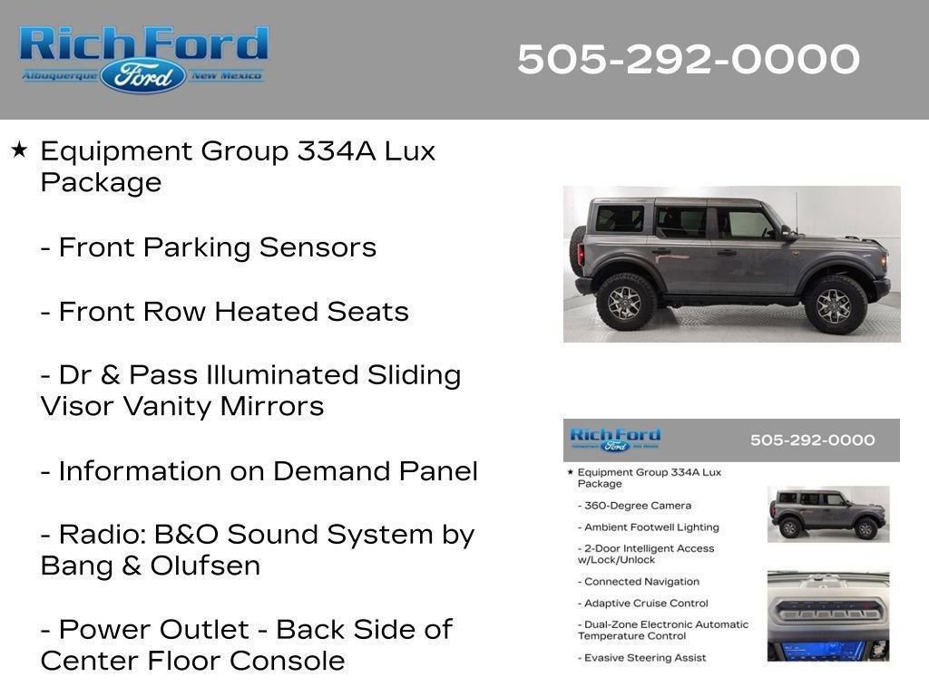 Certified 2025 Ford Bronco Badlands AWD/4WD image 45