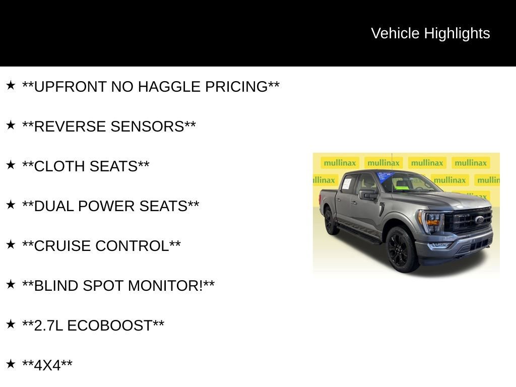 Certified 2023 Ford F150 XLT w/ Equipment Group 302A High image 15