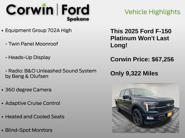 Certified 2025 Ford F150 Platinum image 7
