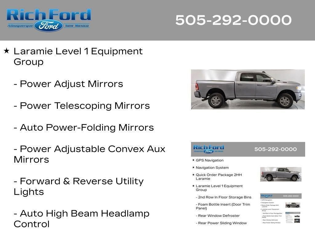 Used 2024 RAM 2500 Laramie w/ Safety Group AWD/4WD image 92