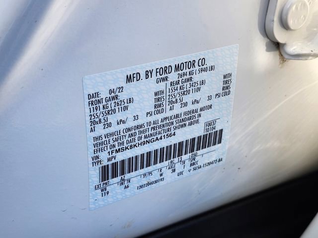 Certified 2022 Ford Explorer ST-Line image 37