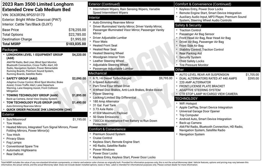 Used 2023 RAM 3500 Limited image 26