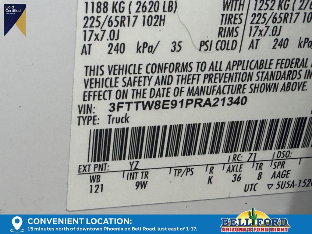 Certified 2023 Ford Maverick XL FWD image 30