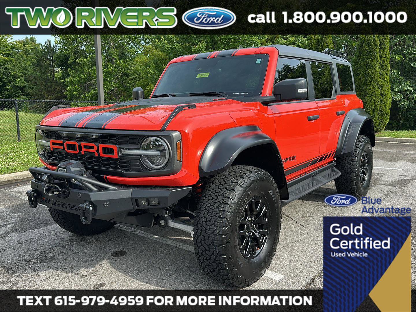 Certified 2023 Ford Bronco Raptor