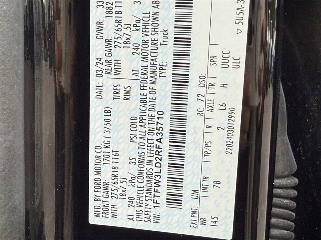 Certified 2024 Ford F150 XLT w/ Mobile Office Package image 42