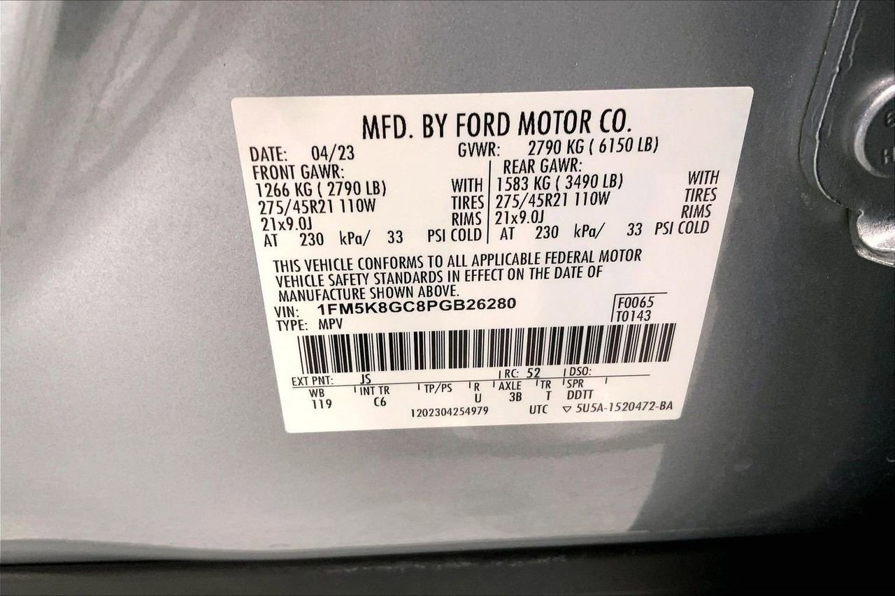 Certified 2023 Ford Explorer ST w/ Equipment Group 401A image 34