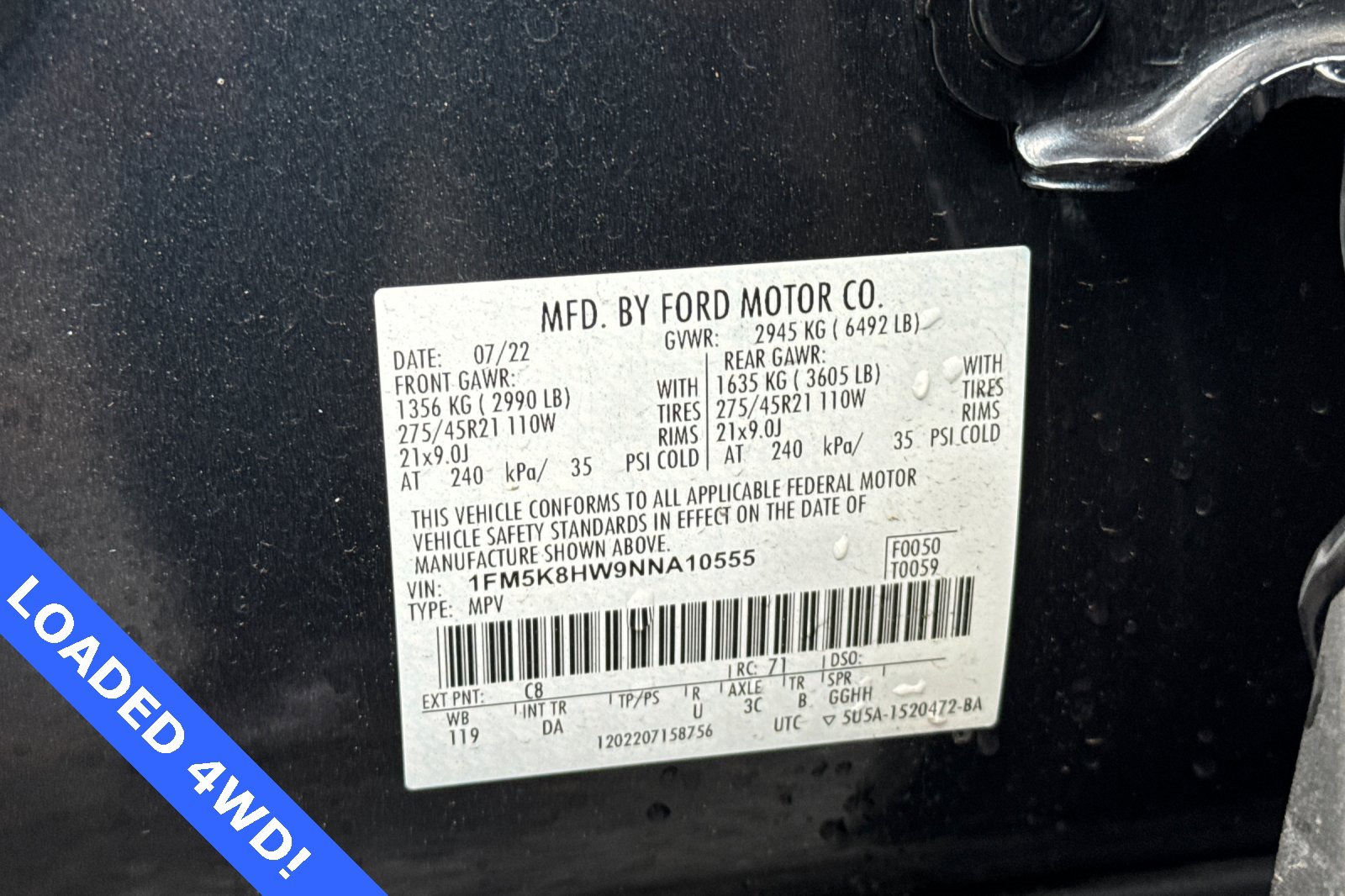 Certified 2022 Ford Explorer Platinum w/ Technology Package image 29