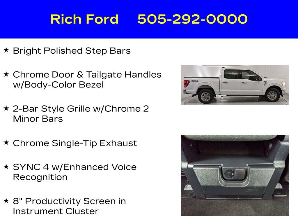 Certified 2022 Ford F150 XLT w/ Equipment Group 301A Mid AWD/4WD image 25