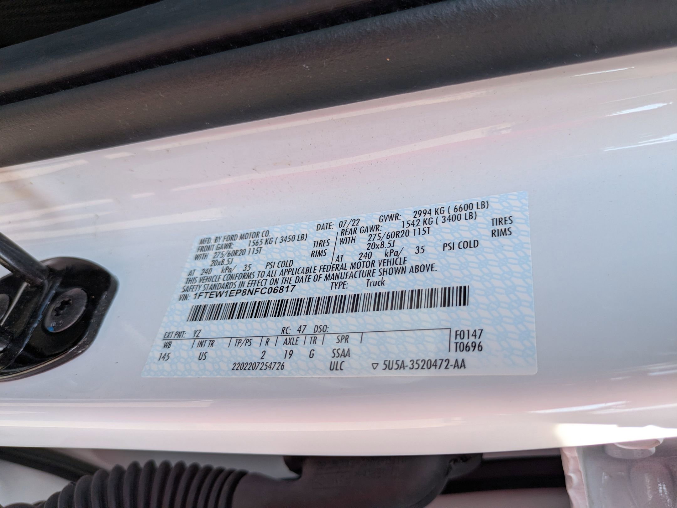 Certified 2022 Ford F150 XLT w/ Equipment Group 302A High image 44