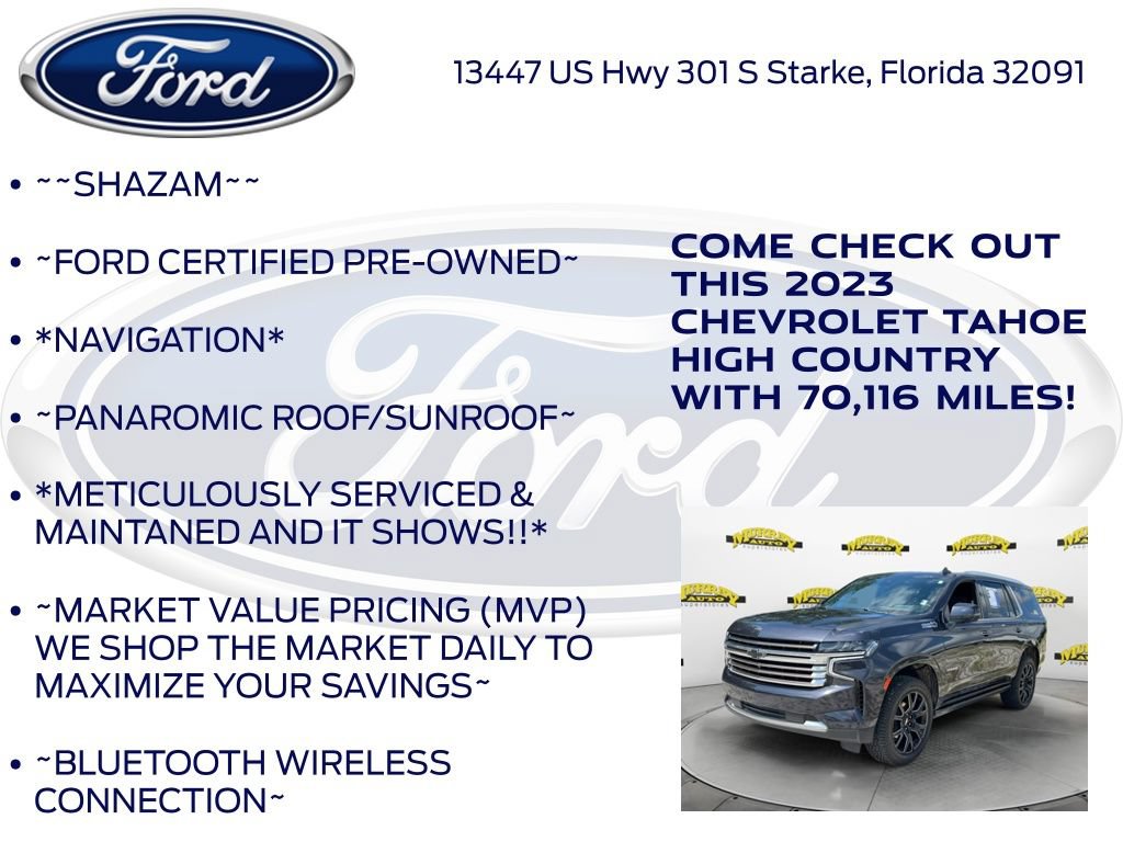 Used 2023 Chevrolet Tahoe High Country AWD/4WD image 5