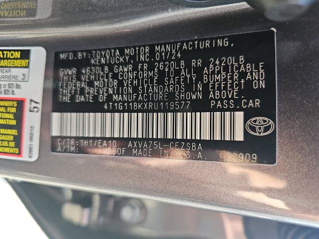 Used 2024 Toyota Camry SE AWD/4WD image 33