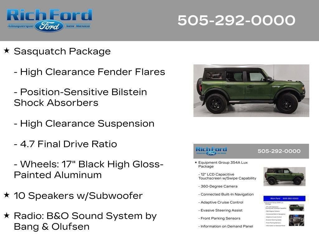 Certified 2023 Ford Bronco Wildtrak AWD/4WD image 74