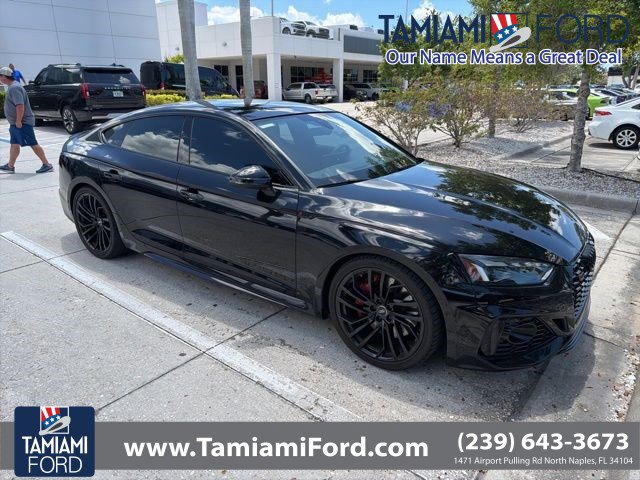 Used 2021 Audi RS 5 Sportback w/ Black Optic Launch Edition AWD/4WD image 1