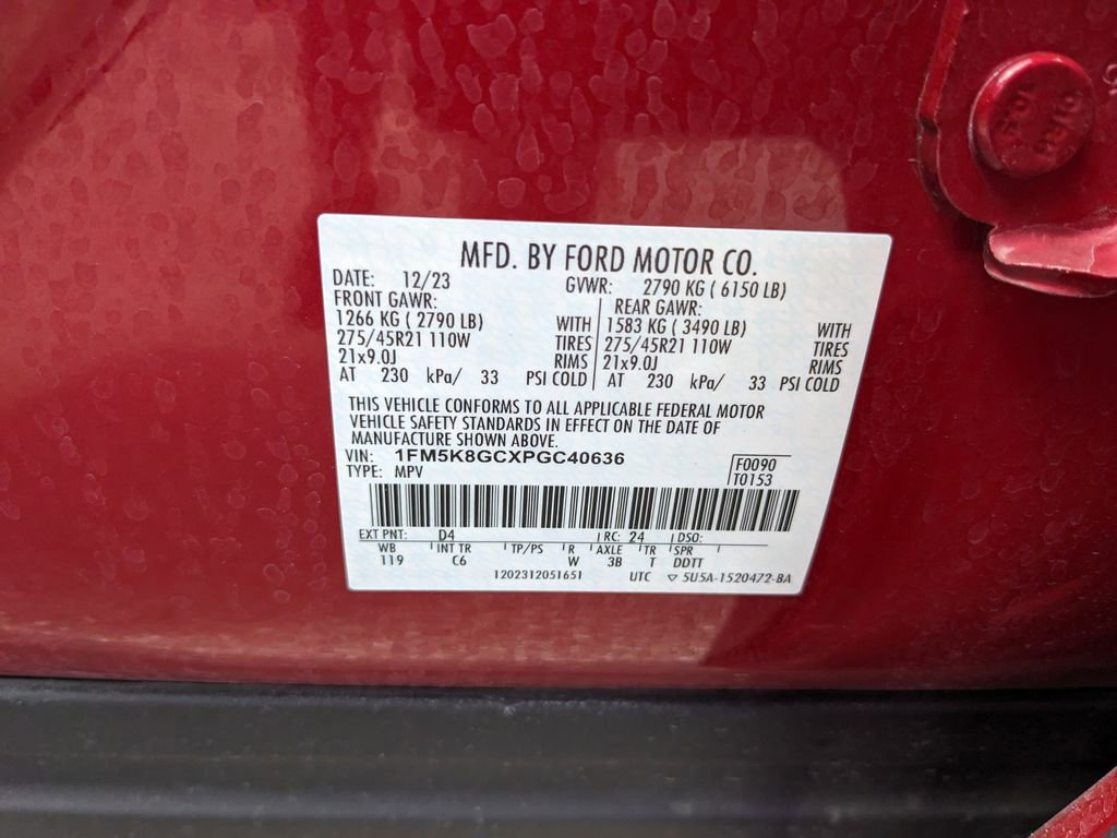 Certified 2023 Ford Explorer ST w/ Equipment Group 401A image 40