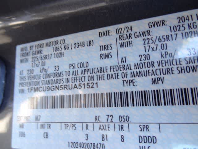 Certified 2024 Ford Escape Active AWD/4WD image 44