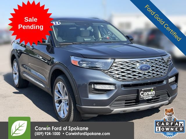 Certified 2022 Ford Explorer Platinum w/ Equipment Group 601A