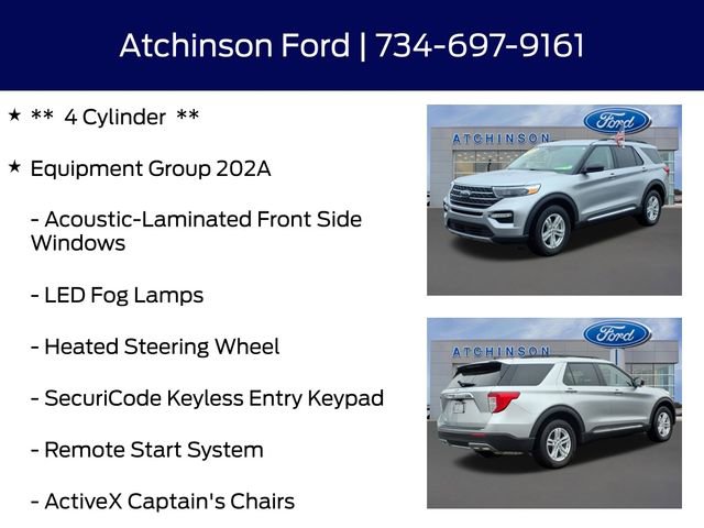 Certified 2022 Ford Explorer XLT w/ Equipment Group 202A image 12